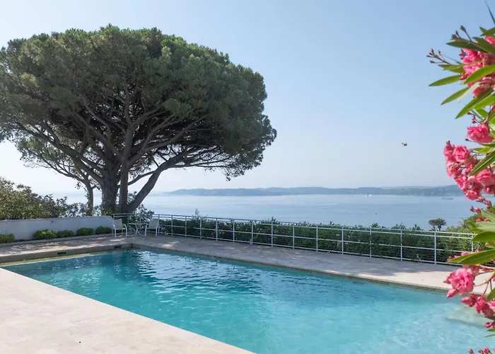 Fcd94 - Superb Vintage Design Luxury With Pool & St Maxime Sea View *